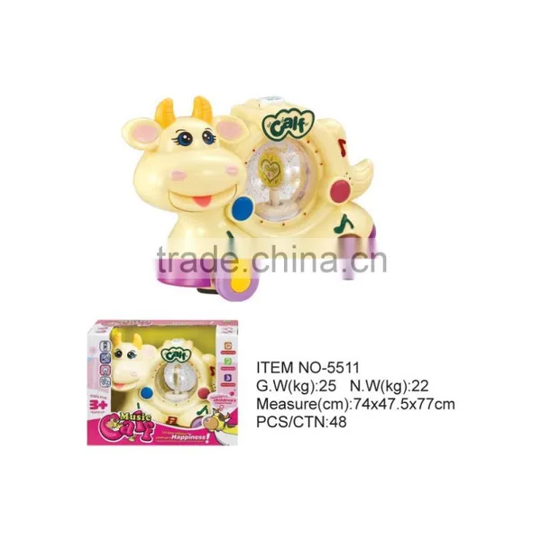 Promotion Gift Education Toys Car Instrument Music Cow Toys for Kids