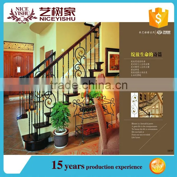 Wholesale Outdoor Wrought Iron Stair Railing, Balustrade, Iron Baluster With Good Price photo-3