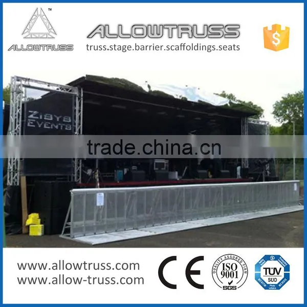 High Quality Aluminum Foldable Streight Parking Crowd Control Barrier photo-6