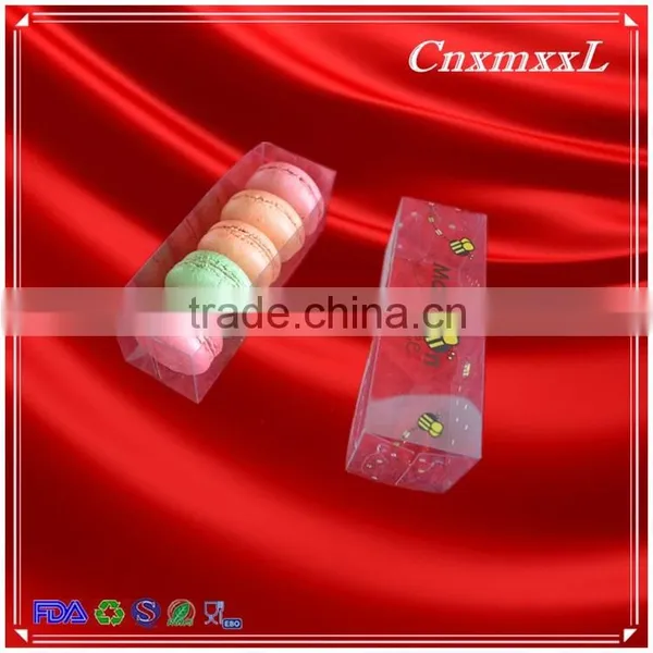 5 Macaron Tray With Clear Plastic Pacakging