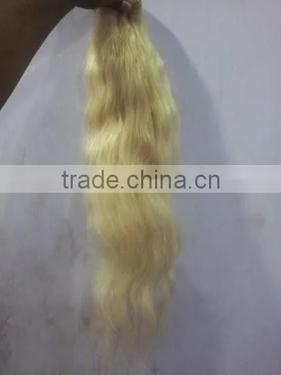 Attractive Natural Straight Cheap Human Hair Blonde Bundles photo-3