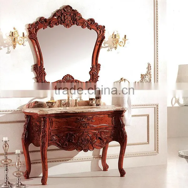 WTS208FS Vintage Brown Finished Single Sink Bathroom Vanity Cabinets photo-5