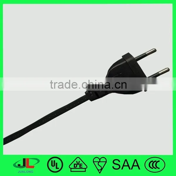 Hot Sale, High Quatity Brazil Extension ac Power Cord Wire Flat 2 Prong Plug photo-2