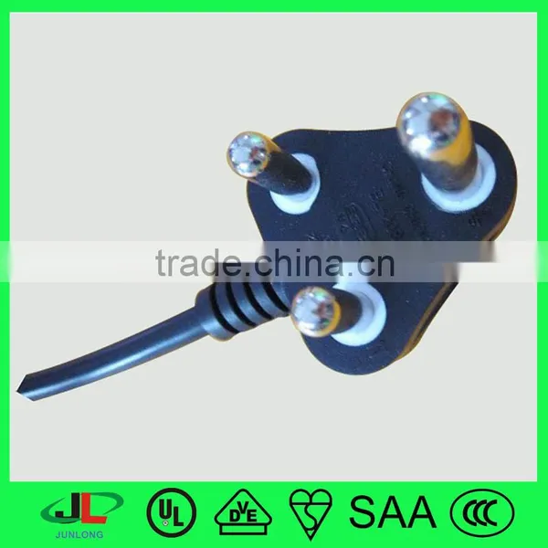 High Quality India Power Plug, 6A 250V 3 Pin AC Electrical Plug photo-3