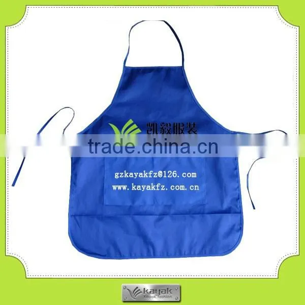 Custom 100 Cotton Silk Screen Printed Aprons With Hook and Loop for Promotional photo-6