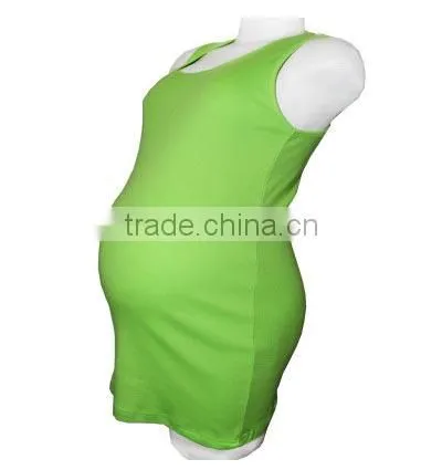 2016 New Plus Size Maternity Cotton Camisole Top for Pregnant Woman photo-3