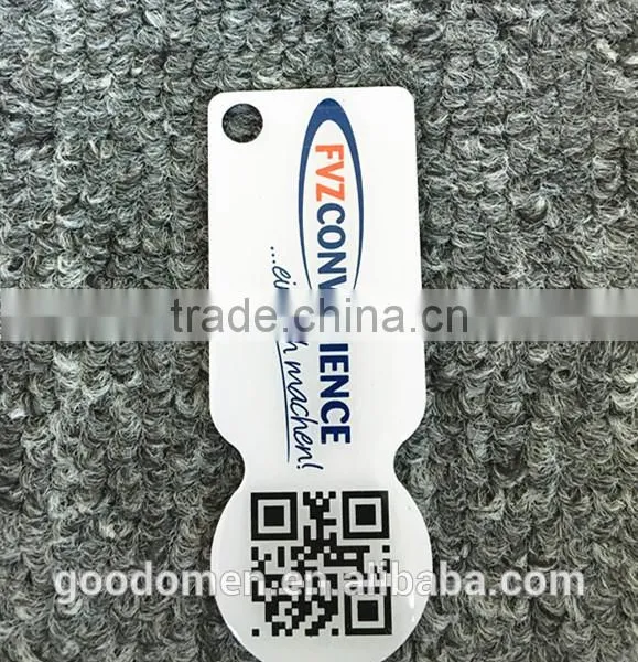 QR Code Supermarket Trolley Coin, Shopping Cart Trolley Coin, Token Trolley Coin Keyring