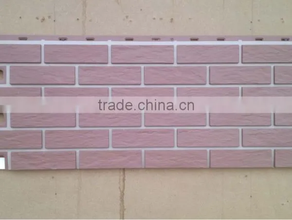 Faux Stone Brick Exterior Wall Panel Plastic Wall Siding photo-5