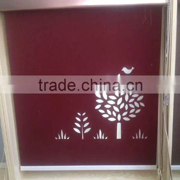 Hollow-Out Patterns Blinds Fabric photo-3