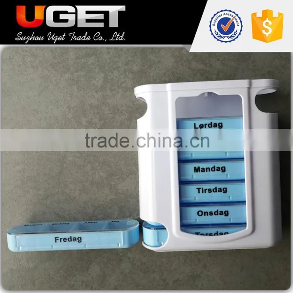 Hot Selling Plastic Travel Portable Drawer Weekly Pill Box photo-3