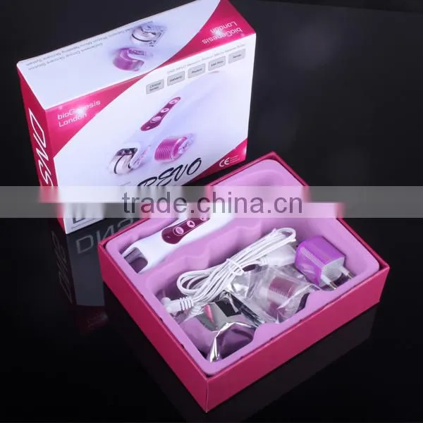 3 in 1 DNS Revo Derma Roller / Photon Galvanic Vibrating Dermaroller / Electric Dermaroller With Four Led Light DNS50 photo-4