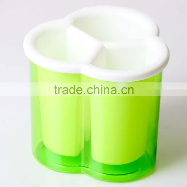 Round Chopsticks Cage Layered Double Drip Drain Chopstick Helper Three Grid Desktop Chopstick Tube photo-4