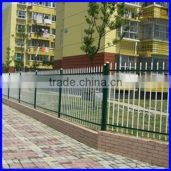 Hot Sales PVC Coated Decorative Square Tube Welded Zinc Ornamental Steel Fence Residential Iron Fence photo-5