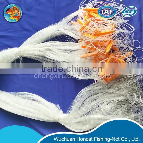 Nylon Monofilament Gill Net Fishing Nets Double Knots