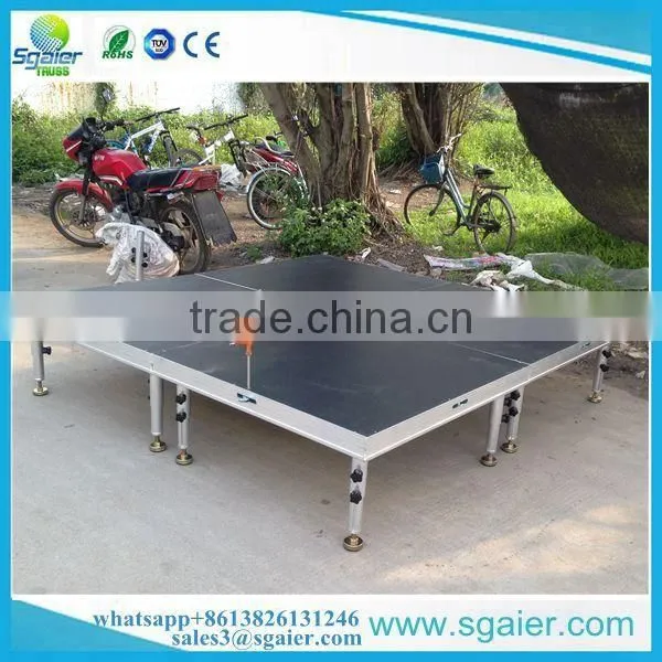 2017 Aluminum Simple Stage , Portable Stage 4ft x 4ft With Round Legs ,adjustable Stage photo-6