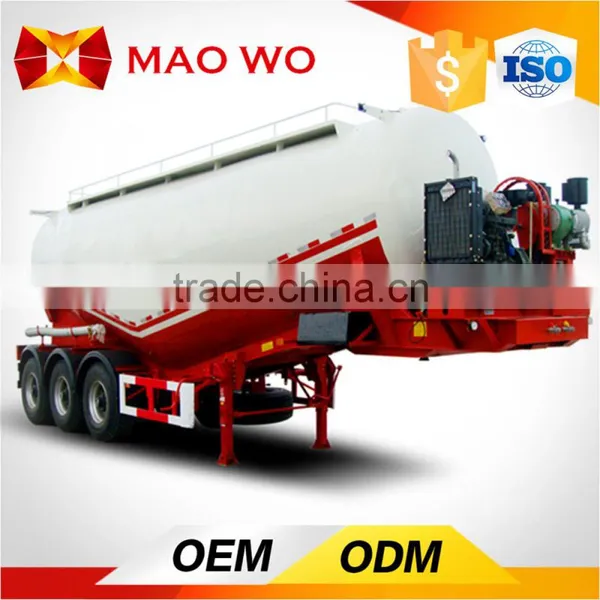 Used Cement Bulker Tank Trailer 50CBM With Diesel Machine 4102 photo-5