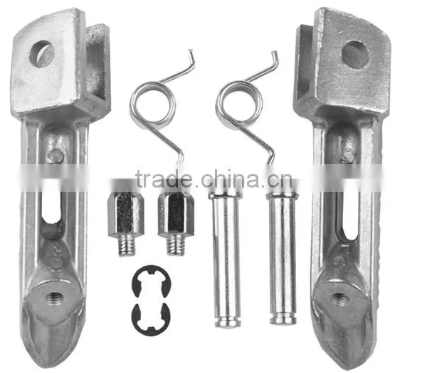 Front Footrest Foot Pegs For Suzuki GSXR1000 GSXR600 GSXR750 2001-2014 02 03 New photo-3