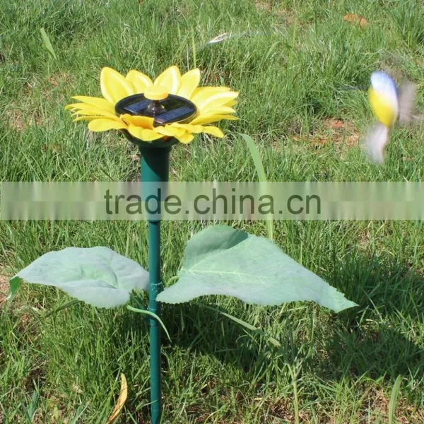 Hotest Solar Hummingbird With Sunflower Solar Dancing Hummingbird Garden Decoration Solar Hummingbird Artificial Hummingbird photo-4