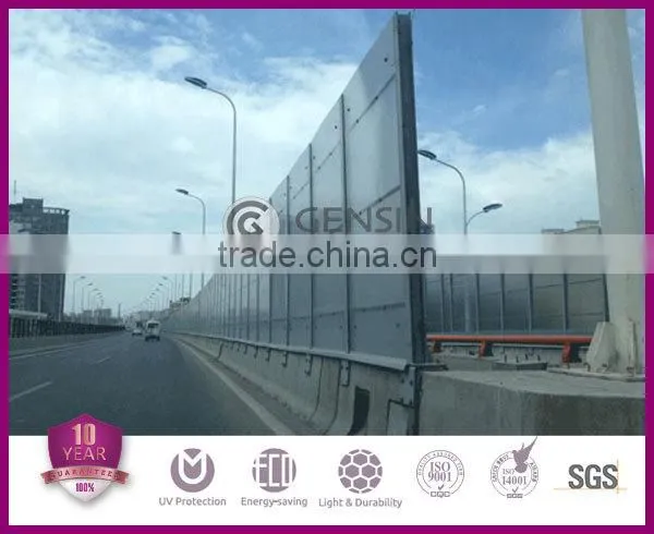 Sound Barrier 10 Years Guarantee of Yellowing 12mm Polycarbonate Solid Sheet