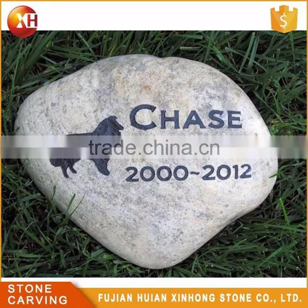 Wholesale Souvenir Carve Word Decoration Granite Cobble photo-2