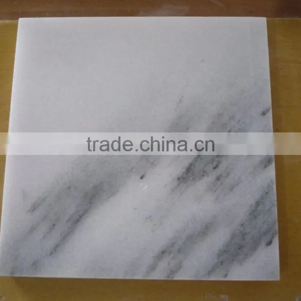 China Grey Veins White Marble Tile for Floor and Wall photo-2