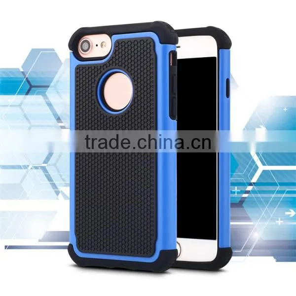 3 in 1 Back Cover Football Pattern Phone Shell TPU + PC Phone Case for IPhone 7 photo-5