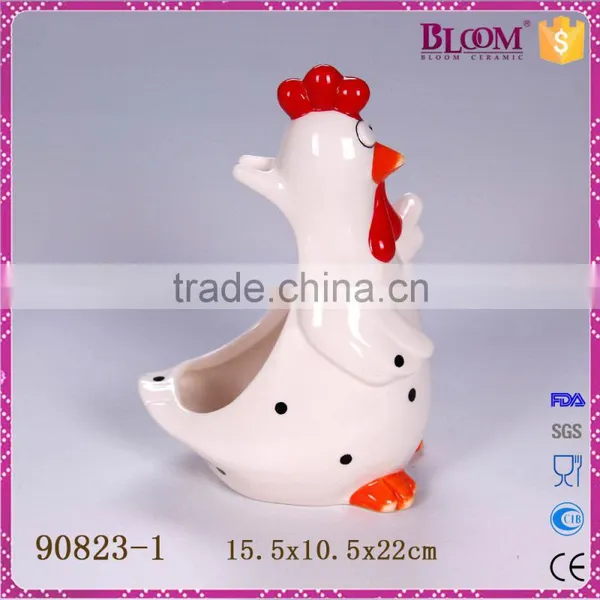 Wholesale Novelty Ceramic Toilet Brush Holder photo-3