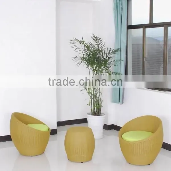 Stackable Garden Rattan Sofa Set Cheap Wicker Coffee Table Set photo-5
