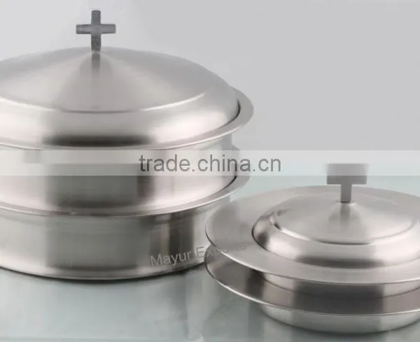 Stainless Steel Communion Set and Bread Plate Set photo-2