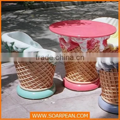 Custom Fiberglass Ice Cream Chair photo-4
