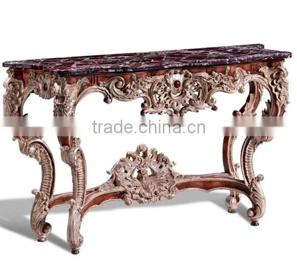 Luxury Console Table With Frame Mirror for Living Room Decor photo-5