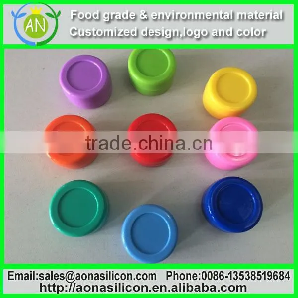 Mixing Colors Silicone Container for Oil, Colorful Silicone Jar photo-4