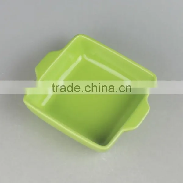 Ceramic Square Bakeware With Color Glaze photo-3