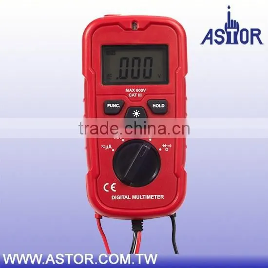 2000 Count Auto Ranging 600V Digital Pocket Multimeter