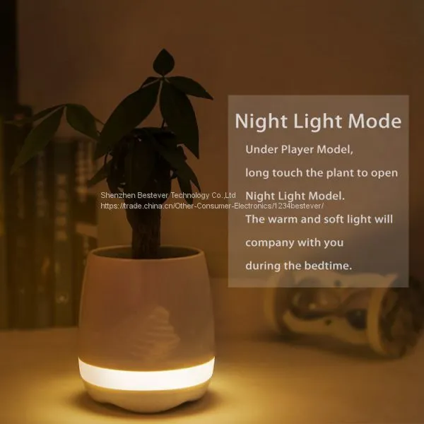 Led Night Light Music Flowerpot photo-2