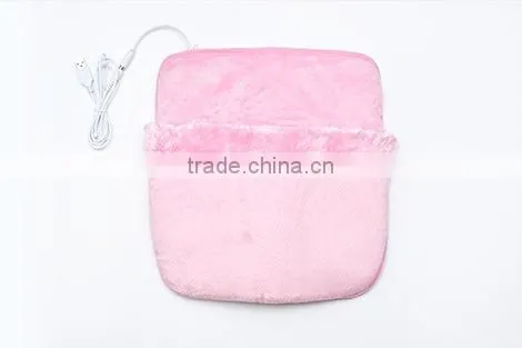 CE Approved Cute Plush USB Laptop PC Electric Heating Foot Warmer photo-2