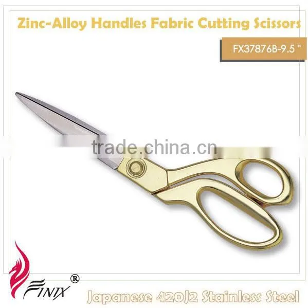 Japanese Stainless Steel Silver Zinc-Alloy Handle Fabric Dressmaker Taylor Scissors photo-2