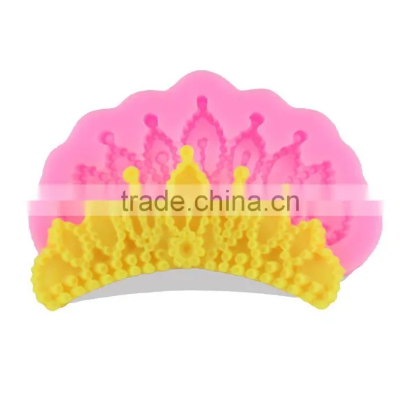 Cake Mold Fondant Crown Silicone Liquid Mold Baking Cake Decoration 1688 Agent photo-2