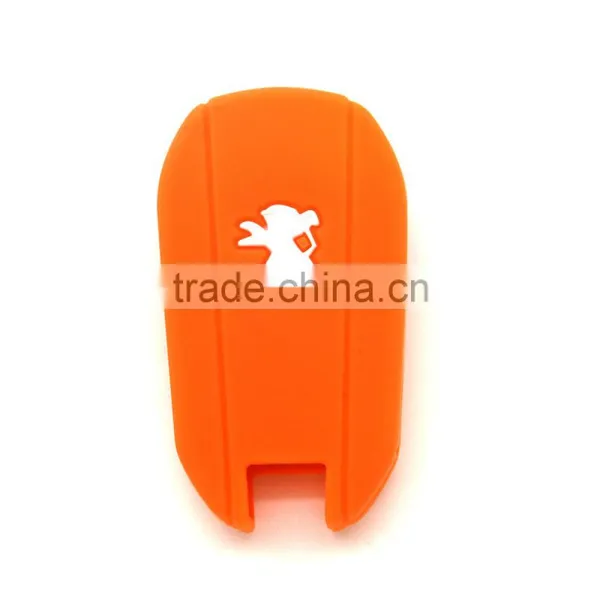 Shenzhen Super Quality Manufacturer Silicone Key Covers Remote Car Key Case for Peugeot 3008 photo-2
