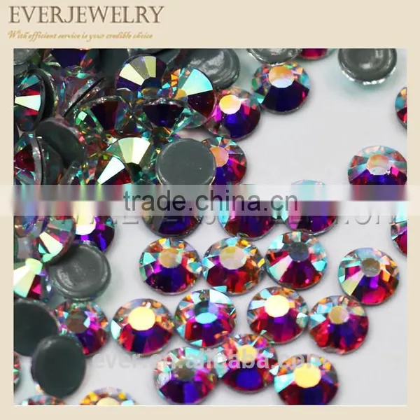Hot Fix Stones for Clothes Decoration, ab Coating Colors photo-6