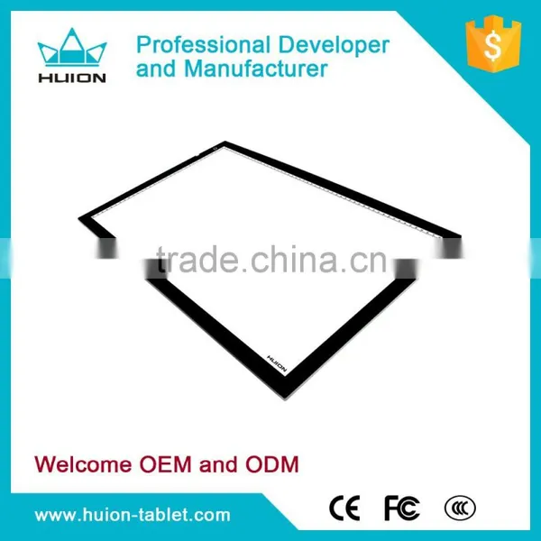 HUION High Brightness Aluminum Frame Led Graphics Tablet Drawing Tracing Led Light Pad photo-3