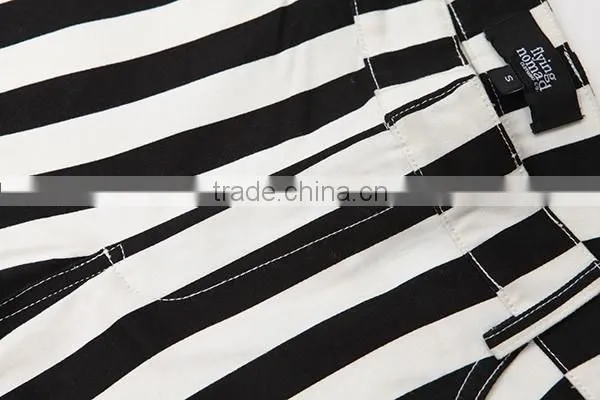 2015 New Design Zebra Stripes Printed Ladies Trousers photo-5