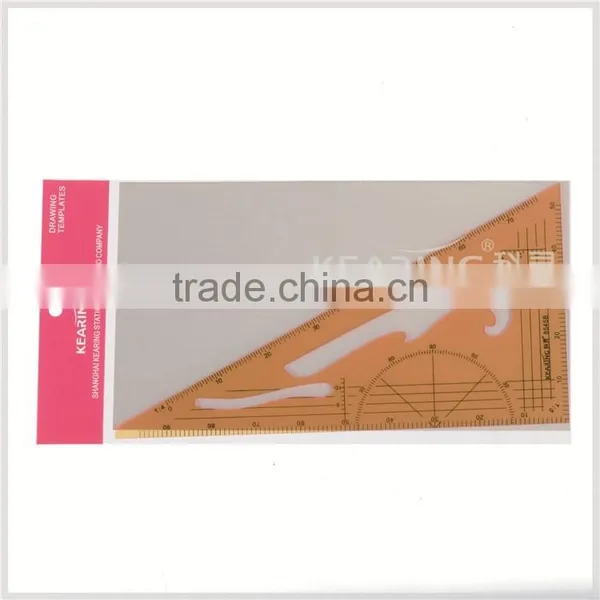 Kearing Brand, Plastic Triangle Scale Ruler, With 1/4 &1/5 Size Normal Printed, Economical Scale Ruler # 8545B photo-2
