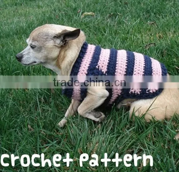 High Quality Cheap Turn Down Collar Handmade Dog Clothes Sweater photo-6