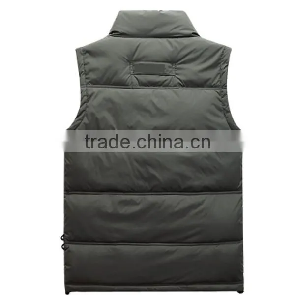 2015 New Fashion Customized Outdoor Down Winter Jacket Vest Men,Winter Clothing photo-2