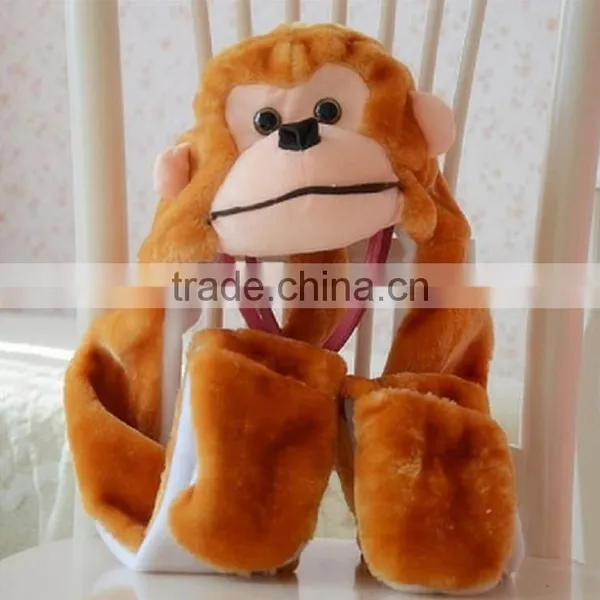 Newest Style Customized Soft Plush Animal Hat for Winter photo-4