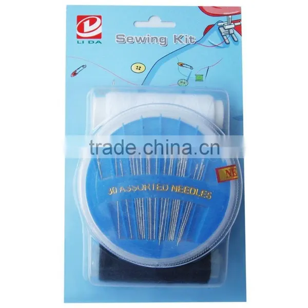 Simple sewing kit set needle and thread kit