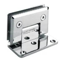 Glass Shower Hinges,Fashion Bathroom Glass Shower Door Hinges ,Wall to Glass 90 Degree(Both Side) Shower Screen Hinges Hardware