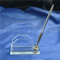 Glass Business Card Holder