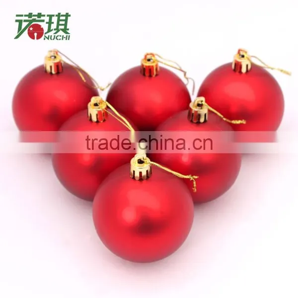 6/bag 8cm Ball Matt Silver Plated Purple Christmas Ball Christmas Tree Decoration Ball Christmas Ball 90G